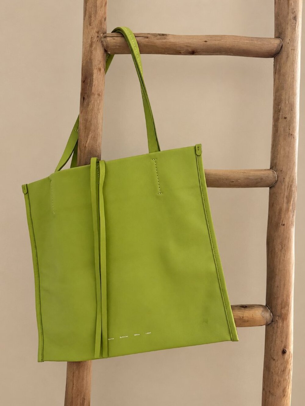 Proenza Schouler White Label Large Tote Bag | Lime Green
